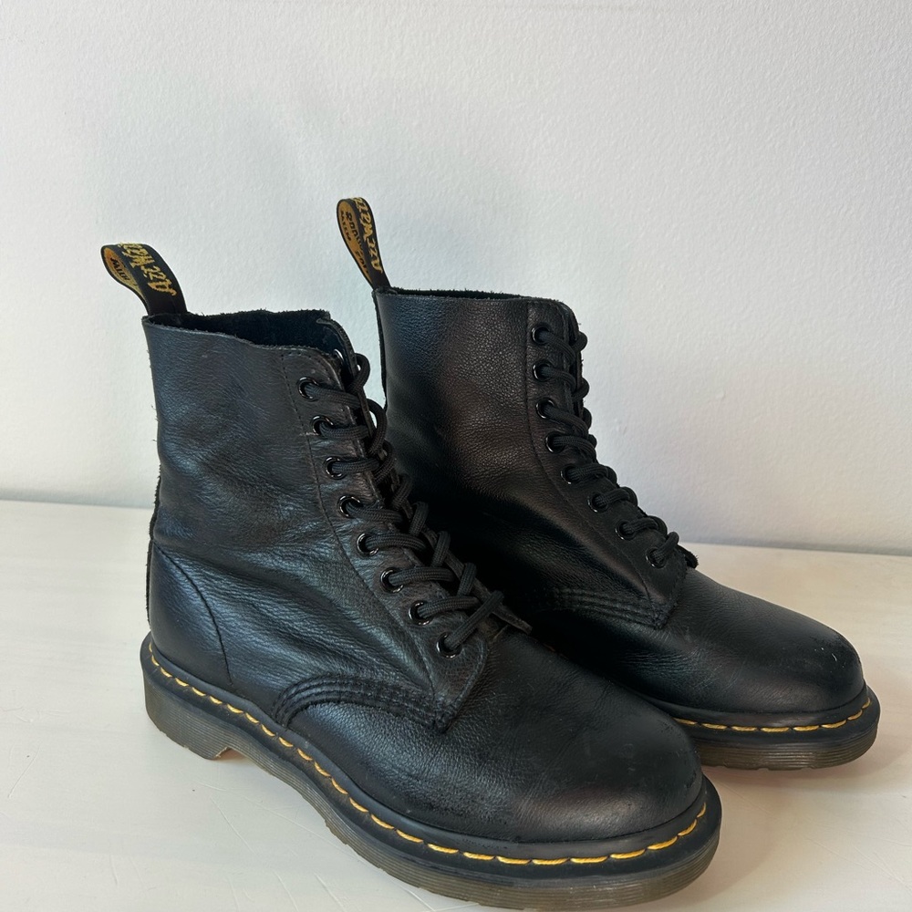 Dr. Martens Black Leather Boots